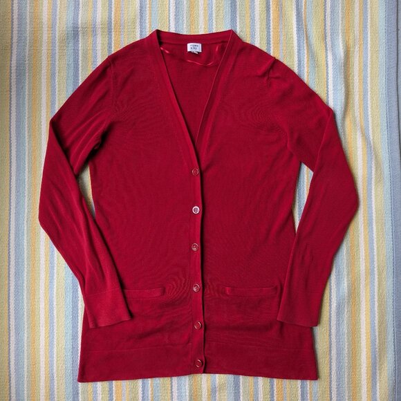 ⭐ Red Crown & Ivy long cardigan Small - Picture 1 of 10